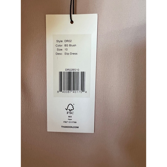 NWT Women's Thakoon Slip Dress Size 10 Blush Pink - Picture 2 of 5